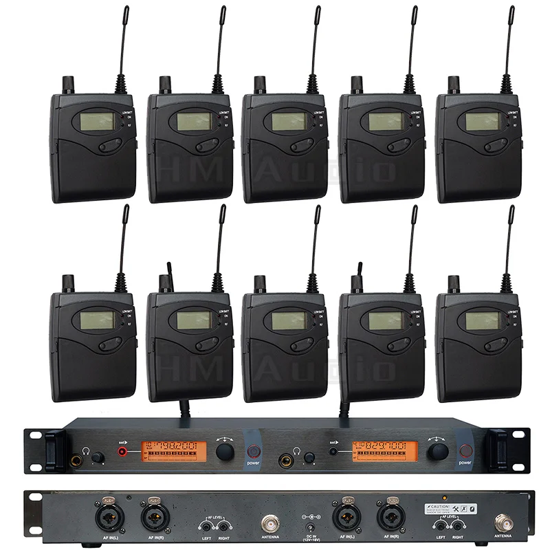 In Ear Monitor Wireless System SR2050 Double transmitter Monitoring Professional for Stage Performance 10 receivers
In Ear Monitor Wireless System SR2050 Double transmitter Monitoring Professional for Stage Performance 10 receivers