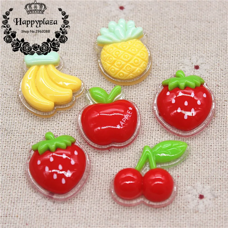10pcs Kawaii Simulation Fruit Resin Transparent Bottom Flatback Cabochon Food Art Supply Decoration Charm Craft DIY,21*24mm
10pcs Kawaii Simulation Fruit Resin Transparent Bottom Flatback Cabochon Food Art Supply Decoration Charm Craft DIY,21*24mm