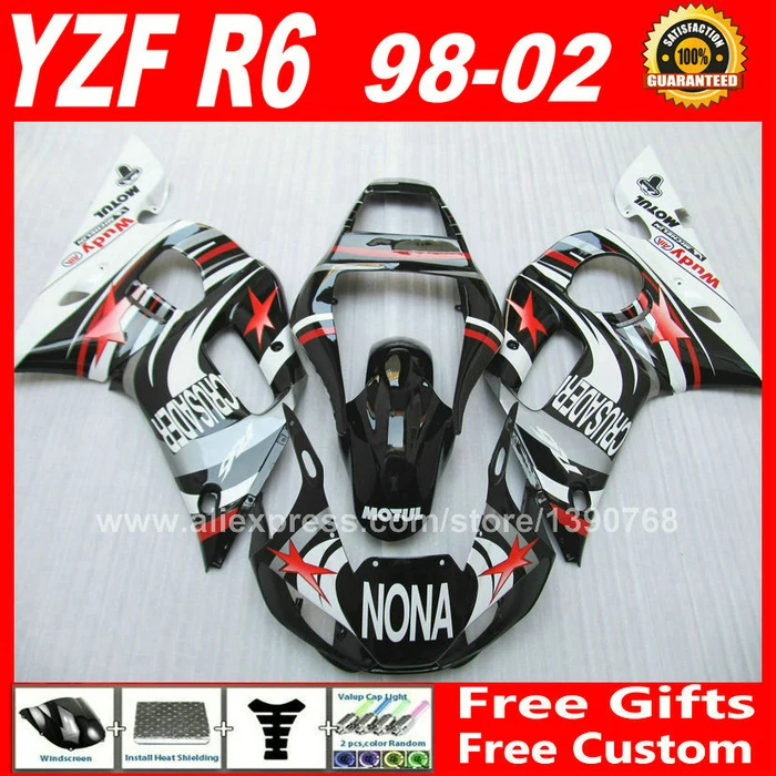 Обтекатель для YAMAHA YZF R6 98 99 00 01 02, пластиковый, 1998, 1999, 2000, 2001, 2002
Обтекатель для YAMAHA YZF R6 98 99 00 01 02, пластиковый, 1998, 1999, 2000, 2001, 2002