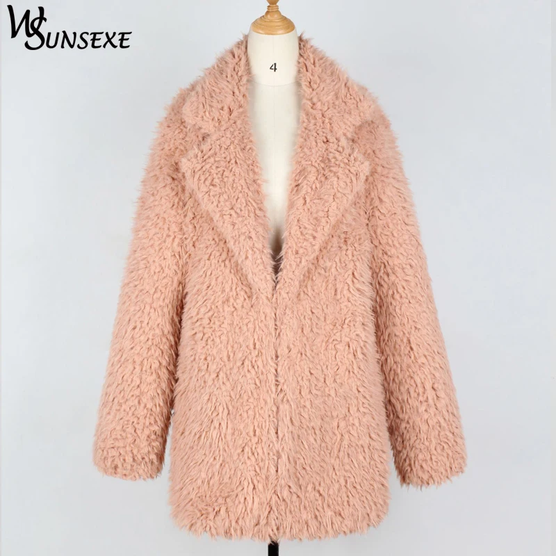 Warm Winter Faux Hairy Fur Coat Women Fashion Streetwear Plus Size Turn-down Collar Long Coats Female 2018 Casual Autumn Outwear
Warm Winter Faux Hairy Fur Coat Women Fashion Streetwear Plus Size Turn-down Collar Long Coats Female 2018 Casual Autumn Outwear