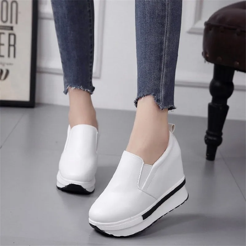 Women's Thick-soled Hidden Wedge Shoes Korean Fashion New Womens Chunky Trainers Muffin Bottom Wedges Height Increasing Sneakers
Women's Thick-soled Hidden Wedge Shoes Korean Fashion New Womens Chunky Trainers Muffin Bottom Wedges Height Increasing Sneakers