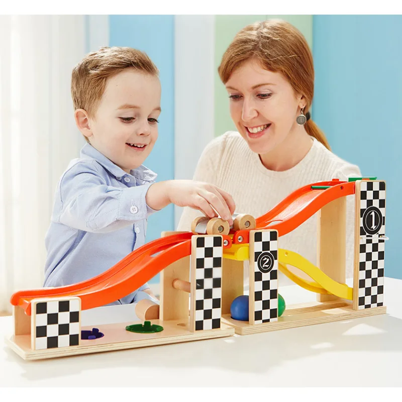 Wooden Gliding Car Set Wooden Track Building Blocks Sliding Early Educational DIY Vehicles Accessories Model Toys for Children
Wooden Gliding Car Set Wooden Track Building Blocks Sliding Early Educational DIY Vehicles Accessories Model Toys for Children