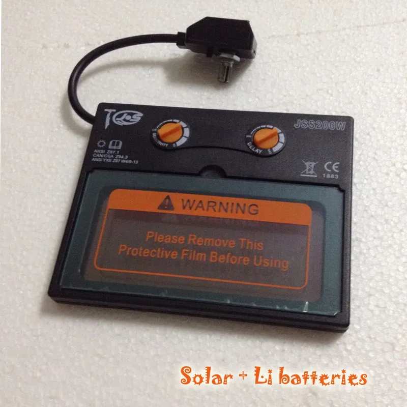 Free 1pc Glass Lens + Free Shipping 2 pcs Plastic Plates Solar Auto darkening Welding Mask LCD Filter DIN 9/13 Helmets Shields
Free 1pc Glass Lens + Free Shipping 2 pcs Plastic Plates Solar Auto darkening Welding Mask LCD Filter DIN 9/13 Helmets Shields