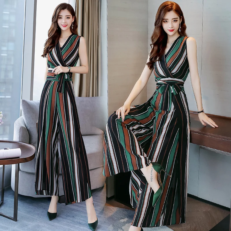 Spring Sleeveless 2 Piece Set Women Pantalones Mujer Cintura Alta Wide Leg Pants Conjunto Feminino Ensemble Femme Deux Pieces
Spring Sleeveless 2 Piece Set Women Pantalones Mujer Cintura Alta Wide Leg Pants Conjunto Feminino Ensemble Femme Deux Pieces