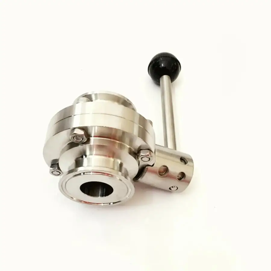 Fit 45mm 1-3/4" Pipe OD x 2" Tri Clamp Sanitary Butterfly Flow Control Valve SUS 316L Stainless Beer Brewing Home
Fit 45mm 1-3/4" Pipe OD x 2" Tri Clamp Sanitary Butterfly Flow Control Valve SUS 316L Stainless Beer Brewing Home