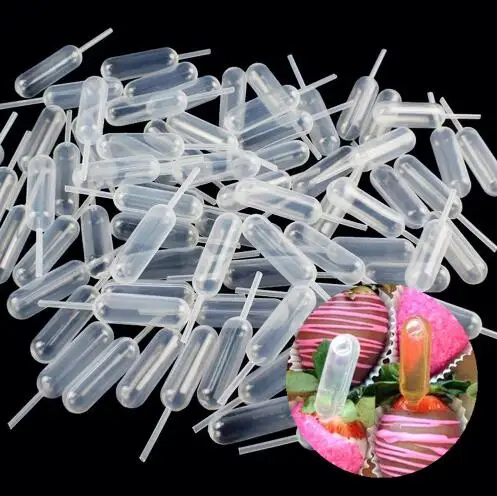 50pcs/100pcs Plastic Squeeze 4ml Transfer Pipettes Dropper Mayitr Disposable Pipettes For Strawberry Cupcake Ice Cream Chocolate
50pcs/100pcs Plastic Squeeze 4ml Transfer Pipettes Dropper Mayitr Disposable Pipettes For Strawberry Cupcake Ice Cream Chocolate
