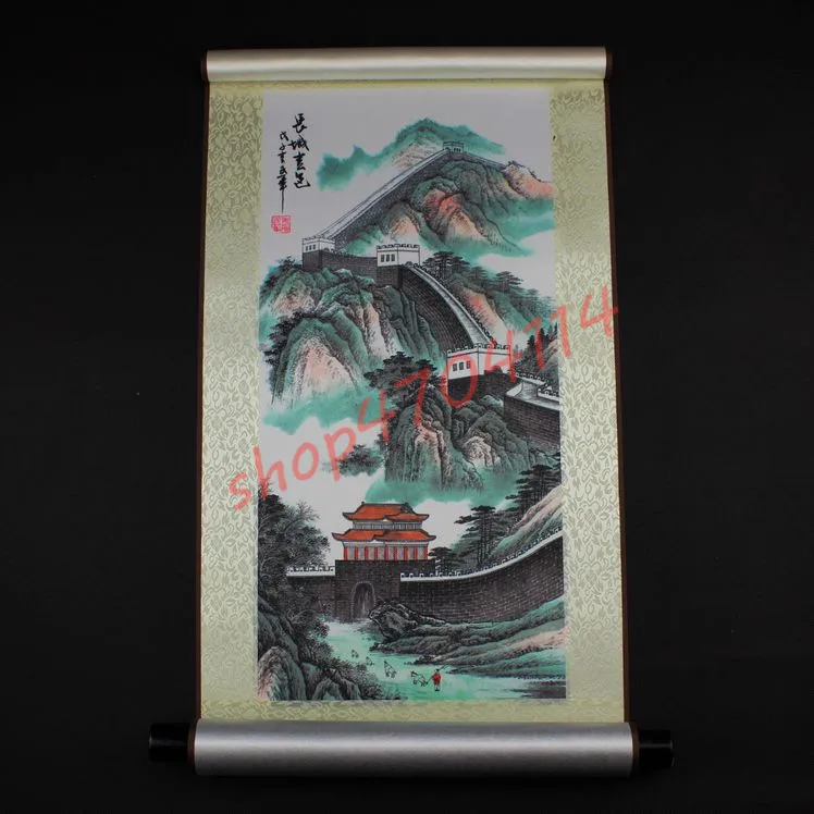 Chinese Style, Silk Axis Painting, the Great Wall landscape, Decorative Painting, Home Ornaments, Traditional Crafts
Chinese Style, Silk Axis Painting, the Great Wall landscape, Decorative Painting, Home Ornaments, Traditional Crafts