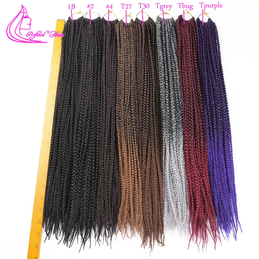 Refined Medium Box Braids Crochet Hair Extensions 22Strands Ombre Grey Burgundy Fiber Synthetic Braiding Hair Crochet Braids
Refined Medium Box Braids Crochet Hair Extensions 22Strands Ombre Grey Burgundy Fiber Synthetic Braiding Hair Crochet Braids