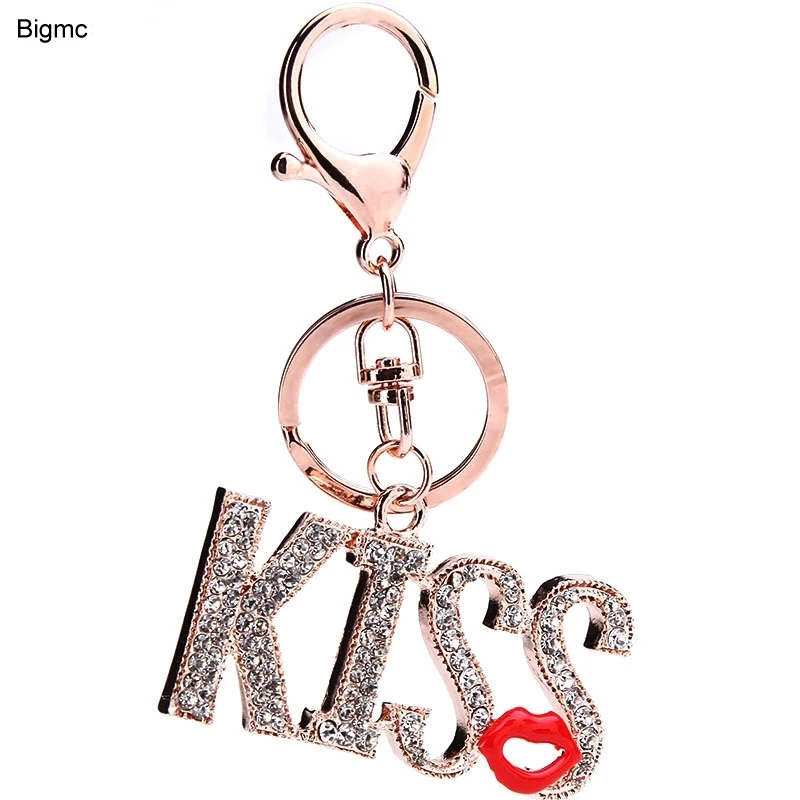 Kiss брелок Новая мода Burst поцелуй красные губки удержание Пара подвеска украшения