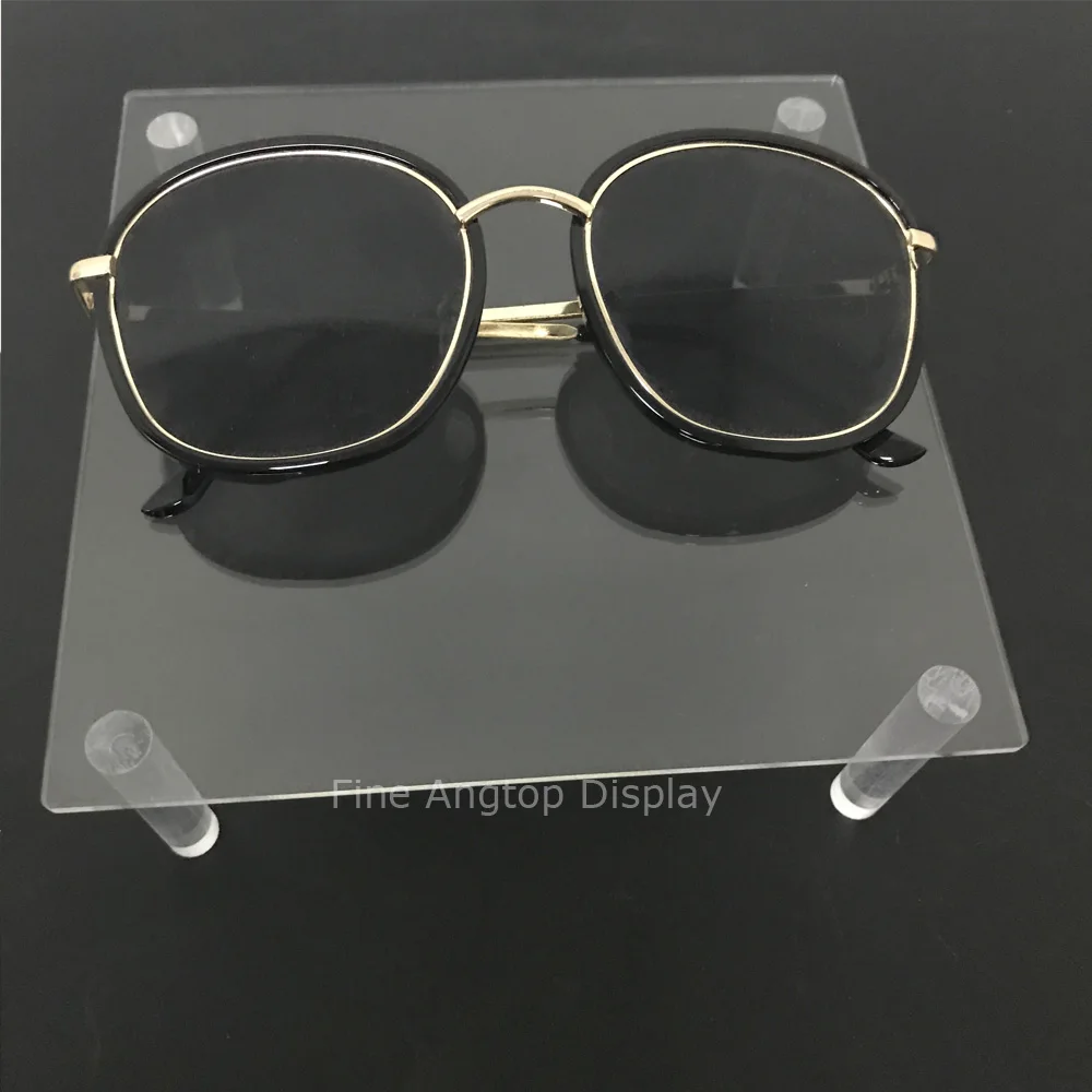 Square Pedestal High Transparent Acrylic Sheet Jewellery Shop Ear Nail Exhibitor Acrylic Sunglasses Display Stand With Feet
Square Pedestal High Transparent Acrylic Sheet Jewellery Shop Ear Nail Exhibitor Acrylic Sunglasses Display Stand With Feet