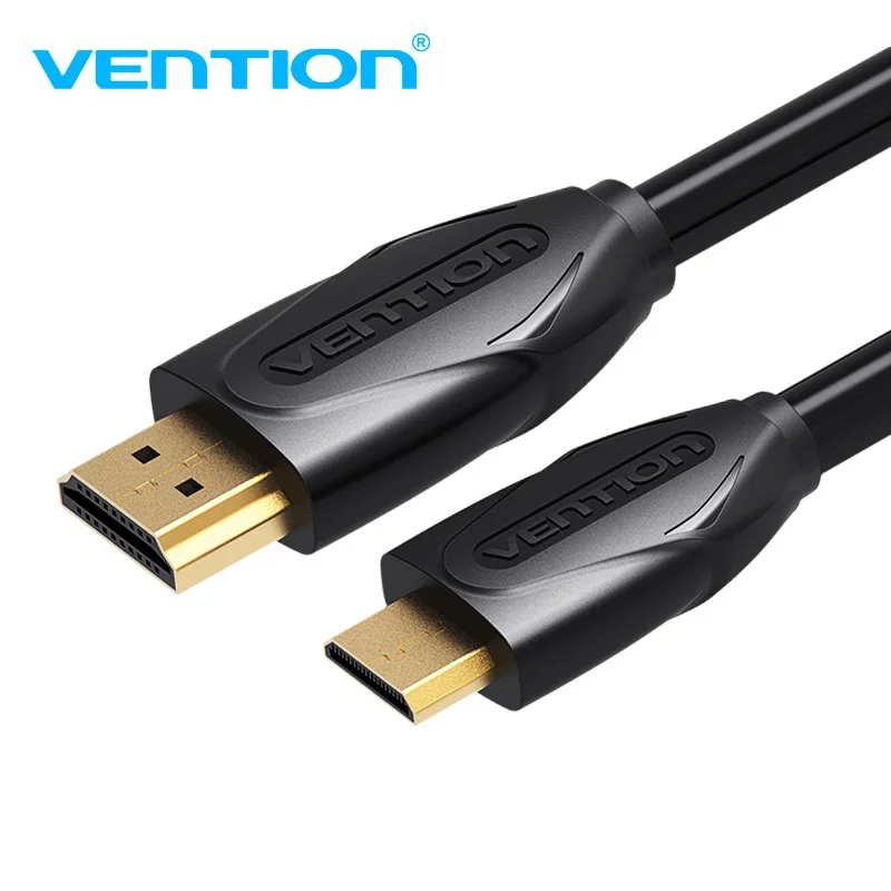Vention High Quality Mini HDMI to Cable 1m 2m Male 2.0V 4K 3D for Tablet Camcorder MP4 cable | Электроника