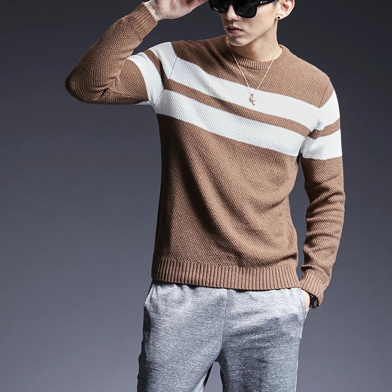 2021 New Fashion Brand Sweater For Mens Pullovers O-Neck Slim Fit Jumpers Knitred Thick Autumn Korean Style Casual Men Clothes
2021 New Fashion Brand Sweater For Mens Pullovers O-Neck Slim Fit Jumpers Knitred Thick Autumn Korean Style Casual Men Clothes