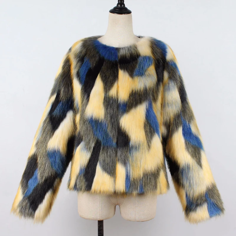 Savabien 2019 Autumn Winter Women Colorful Slim Faux Fur Coat Furry Long Sleeve Thin Overcoat Jackets Luxury Festival Streetwear
Savabien 2019 Autumn Winter Women Colorful Slim Faux Fur Coat Furry Long Sleeve Thin Overcoat Jackets Luxury Festival Streetwear