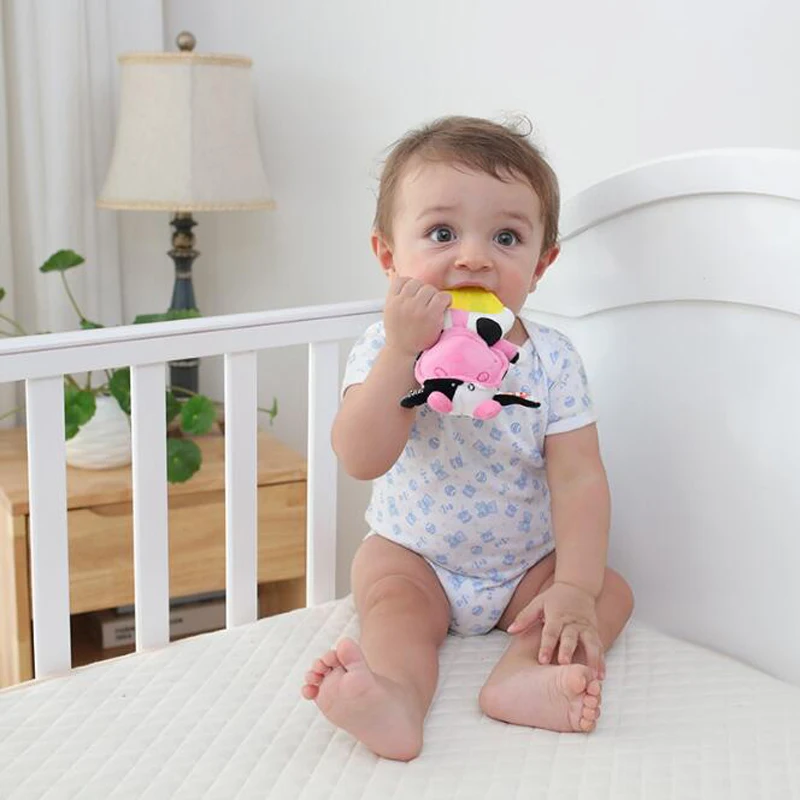 Baby Plush Hand Bells Rattles Lovely Animal Model Handle Circle Teether Developmental Toys Handy Baby Comforting Plush Toy
Baby Plush Hand Bells Rattles Lovely Animal Model Handle Circle Teether Developmental Toys Handy Baby Comforting Plush Toy