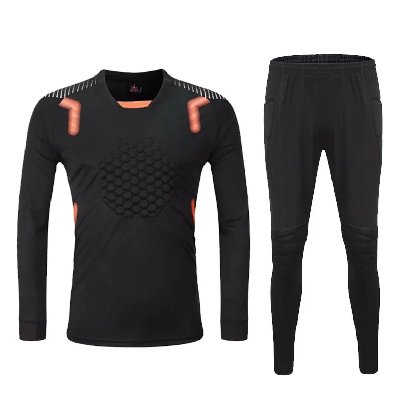 New Arrival Kids Men Soccer Goalkeeper Jerseys Set Padded Football Training Jerseys Sponge Goalkeeper Jersey Kit Protective Suit
New Arrival Kids Men Soccer Goalkeeper Jerseys Set Padded Football Training Jerseys Sponge Goalkeeper Jersey Kit Protective Suit