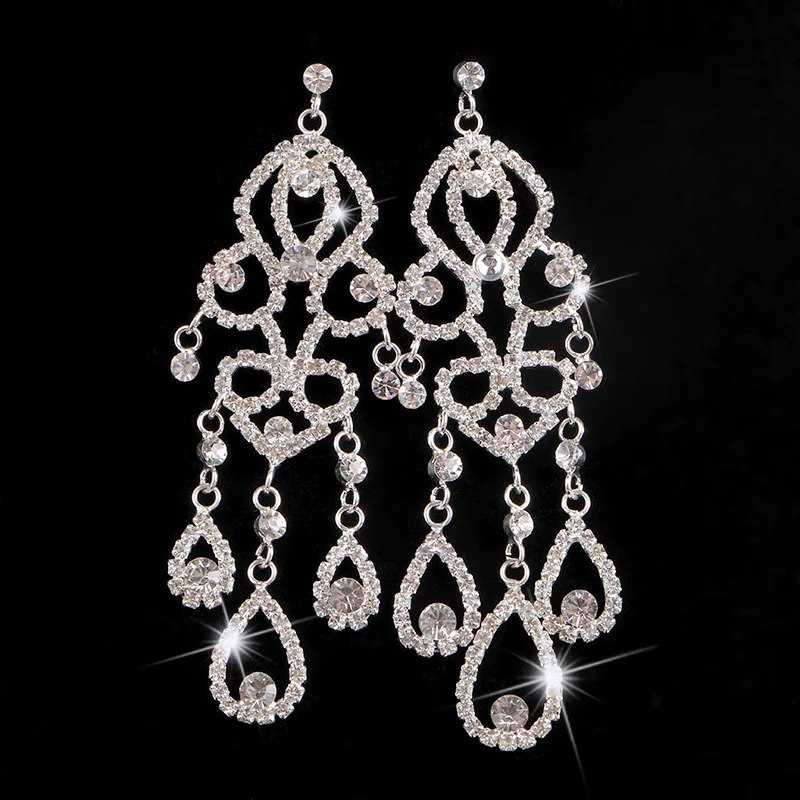 Bride accessories, crystal flower earrings, wedding, fashion jewelry accessories wholesale,CHH241
Bride accessories, crystal flower earrings, wedding, fashion jewelry accessories wholesale,CHH241