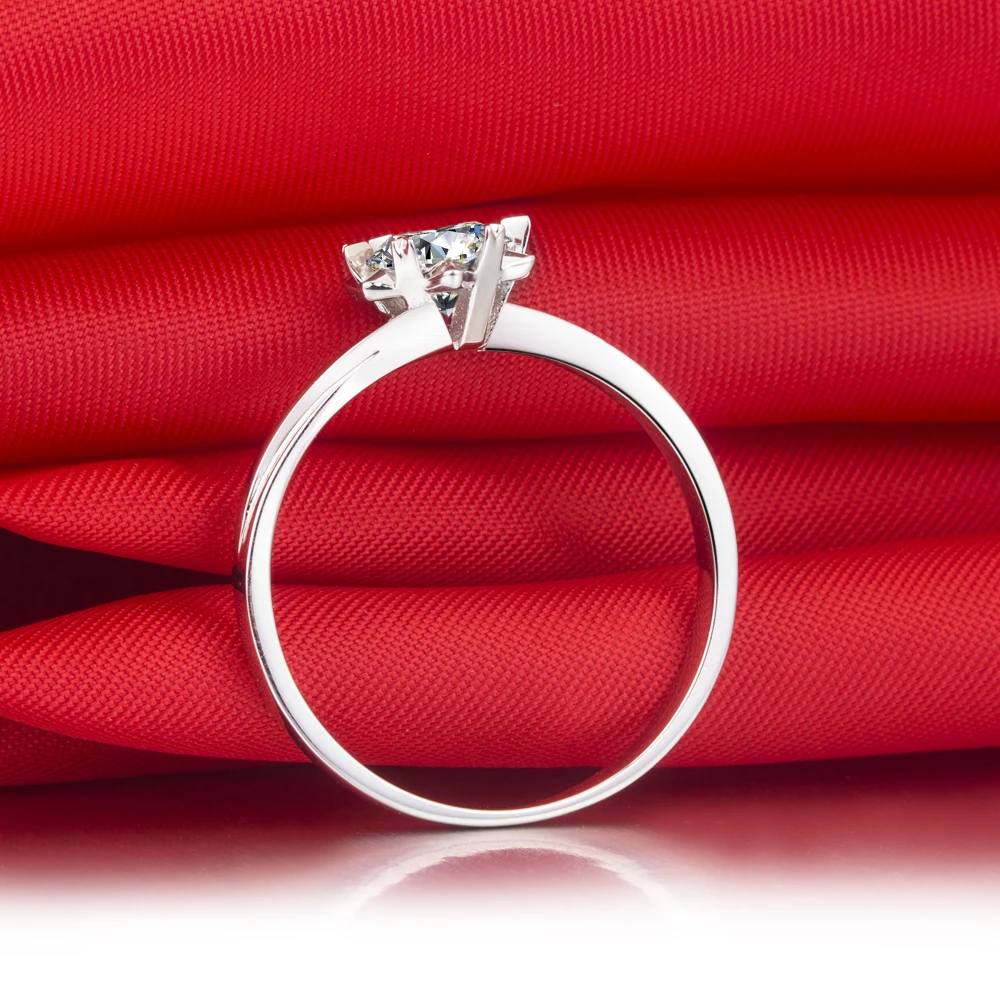 Real 18K Valueable Jewelry Ring 1Carat Moissanite Diamond Ring Snowflake Engagement Ring Female White Gold AU750 Genuine Jewelry
Real 18K Valueable Jewelry Ring 1Carat Moissanite Diamond Ring Snowflake Engagement Ring Female White Gold AU750 Genuine Jewelry