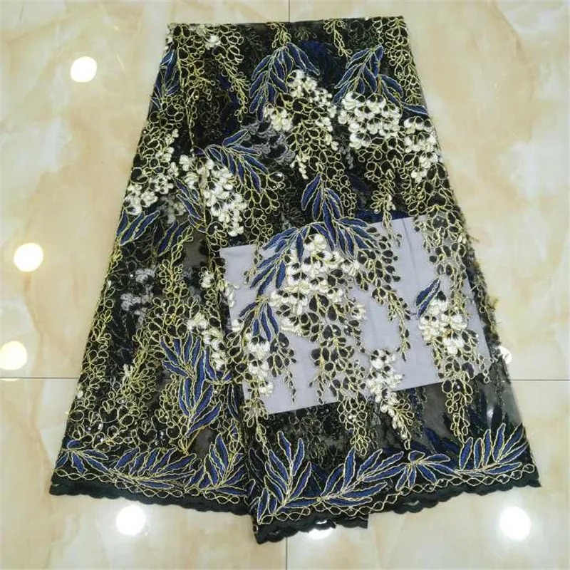 French Net Lace Fabric New Design Multicolor Sequins African Guipure Lace Fabric With Embroidery Mesh Tulle Cord Lace Fabric
French Net Lace Fabric New Design Multicolor Sequins African Guipure Lace Fabric With Embroidery Mesh Tulle Cord Lace Fabric
