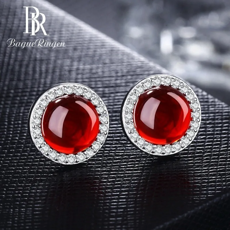 New Fashion Gemstone Stud Earrings For Women Real 100% 925 Sterling Silver Red Green Chalcedony Jewelry Earring Anniversary Gift
New Fashion Gemstone Stud Earrings For Women Real 100% 925 Sterling Silver Red Green Chalcedony Jewelry Earring Anniversary Gift