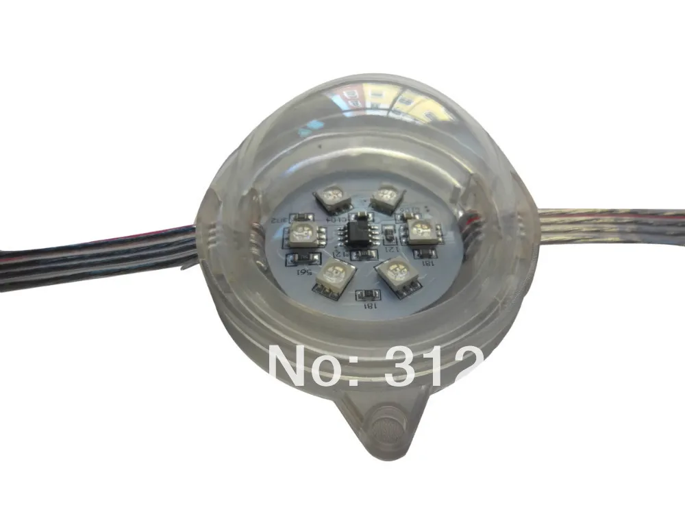 20pcs DC24V WS2821A DMX512 pixel module with clear cover;6pcs 5050 led inside;1.44W;56mm diameter
20pcs DC24V WS2821A DMX512 pixel module with clear cover;6pcs 5050 led inside;1.44W;56mm diameter