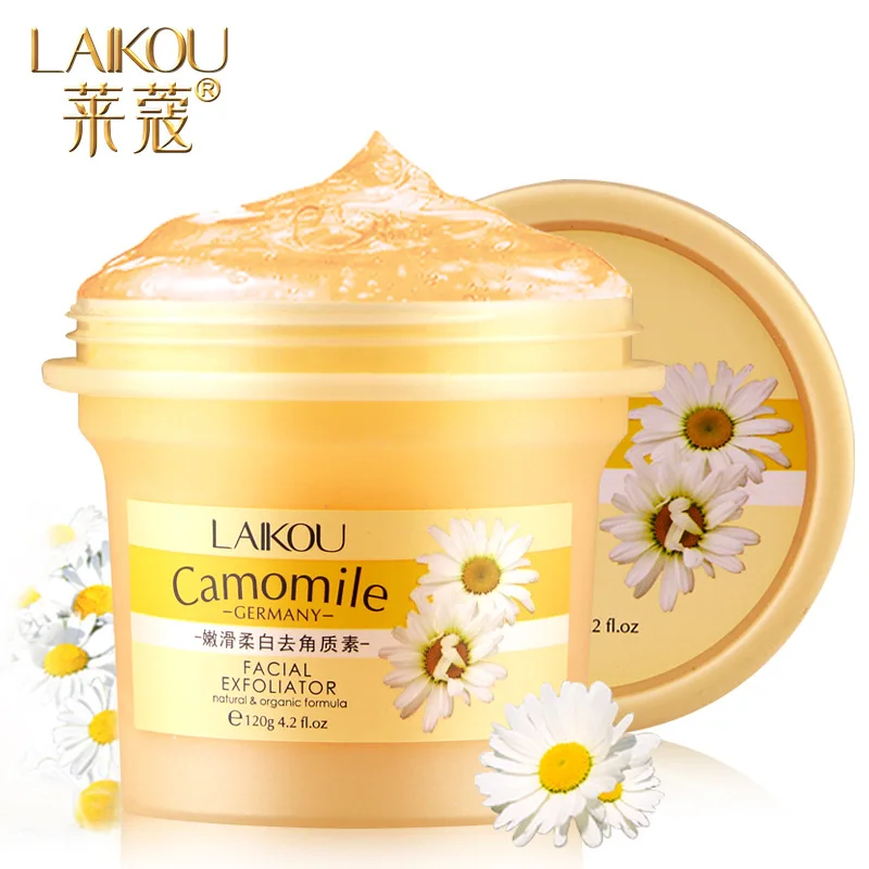 LAIKOU Camomile Germany Facial Exfoliator Pure Natural 120g Scrub Gel Facial Body Exfoliating Body Scrub Skin Care
LAIKOU Camomile Germany Facial Exfoliator Pure Natural 120g Scrub Gel Facial Body Exfoliating Body Scrub Skin Care