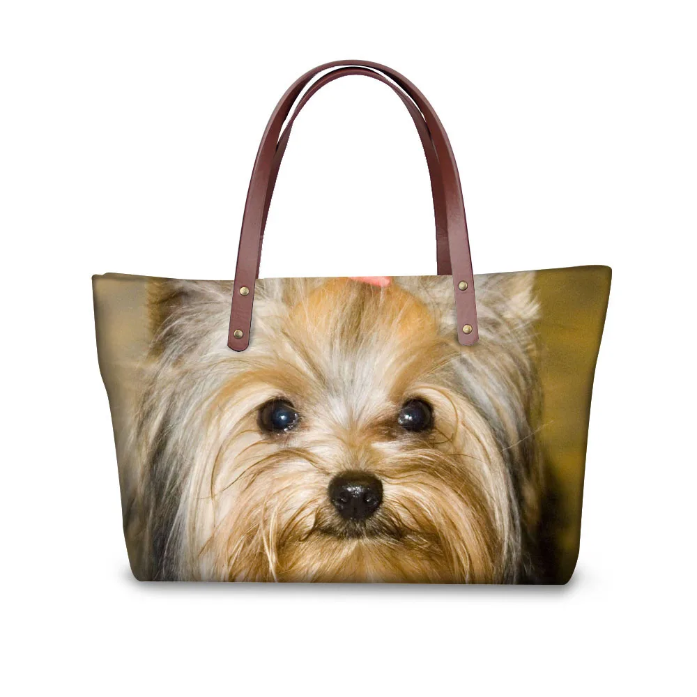 Customized Shoulder Bags for Women Ladies Handbags Yorkshire Terrier Print Women's Bag Fashion bolsa feminina female Hand bags
Customized Shoulder Bags for Women Ladies Handbags Yorkshire Terrier Print Women's Bag Fashion bolsa feminina female Hand bags
