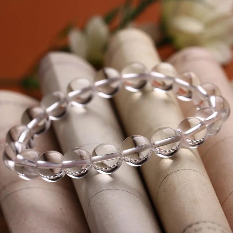 AAAA Natural Crystal White Quartz Crystal Bracelet Men And Women Jewelry Gift 10mm
AAAA Natural Crystal White Quartz Crystal Bracelet Men And Women Jewelry Gift 10mm