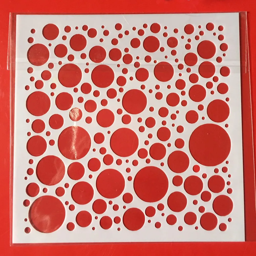 Hot 13cm Bubble Dot Circle DIY Craft Layering Stencils Painting Scrapbooking Stamping Embossing Album Paper Template F5170-5
Hot 13cm Bubble Dot Circle DIY Craft Layering Stencils Painting Scrapbooking Stamping Embossing Album Paper Template F5170-5