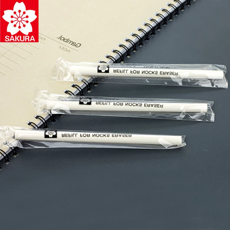 Sakura Eraser Refill XHNE-A For Nocks Eraser 7*120mm 3pcs/lot Pencil Lead Rubber Refill School & Office Supplies
Sakura Eraser Refill XHNE-A For Nocks Eraser 7*120mm 3pcs/lot Pencil Lead Rubber Refill School & Office Supplies