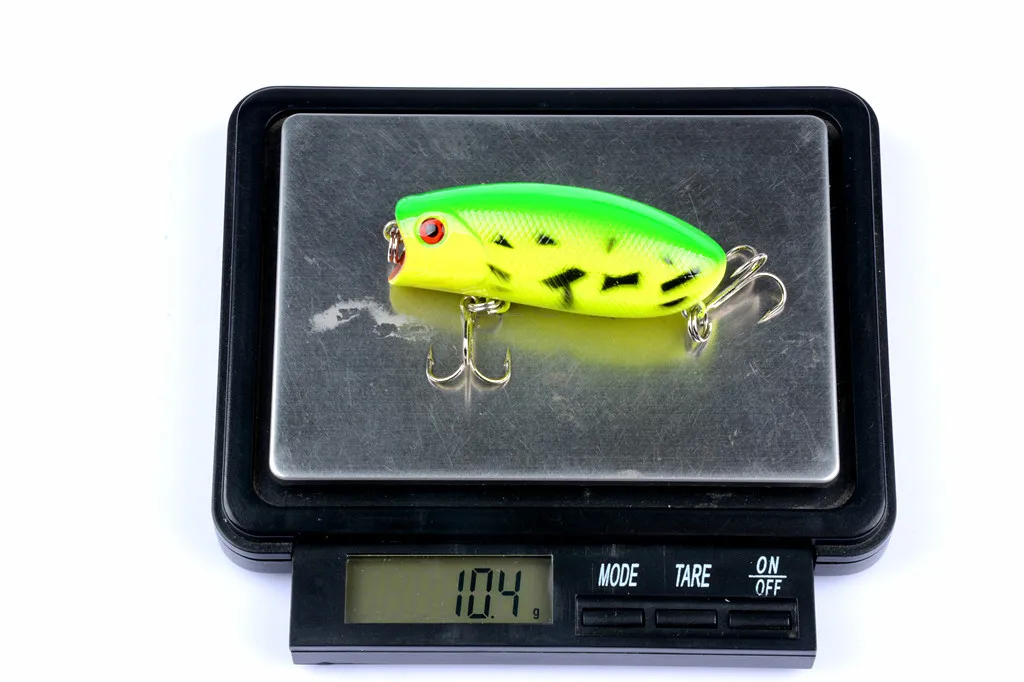8Pcs/Lot Popper Wobblers Sea Fish Fishing Lure 6cm/10.4g Crankbait Artificial Hard Baits 3D Eyes Peche Leurre For Pike Fishing
8Pcs/Lot Popper Wobblers Sea Fish Fishing Lure 6cm/10.4g Crankbait Artificial Hard Baits 3D Eyes Peche Leurre For Pike Fishing