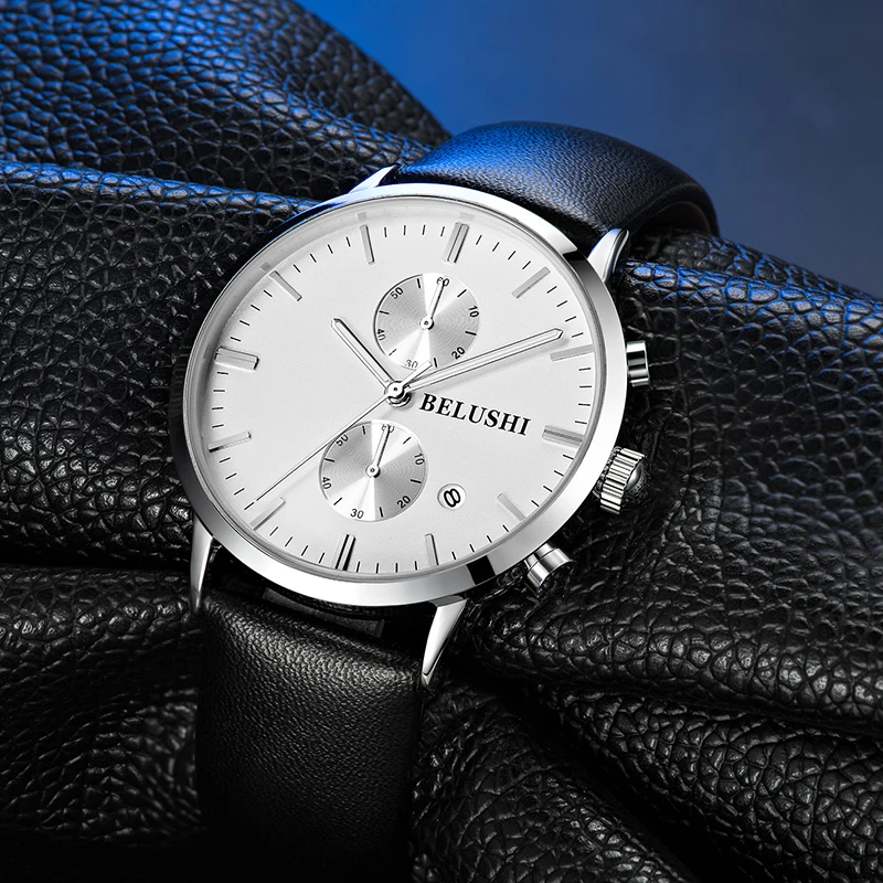 Фото BELUSHI новые модные кварцевые часы мужские Топ люксовый брендовый мужской наручные(Aliexpress на русском)