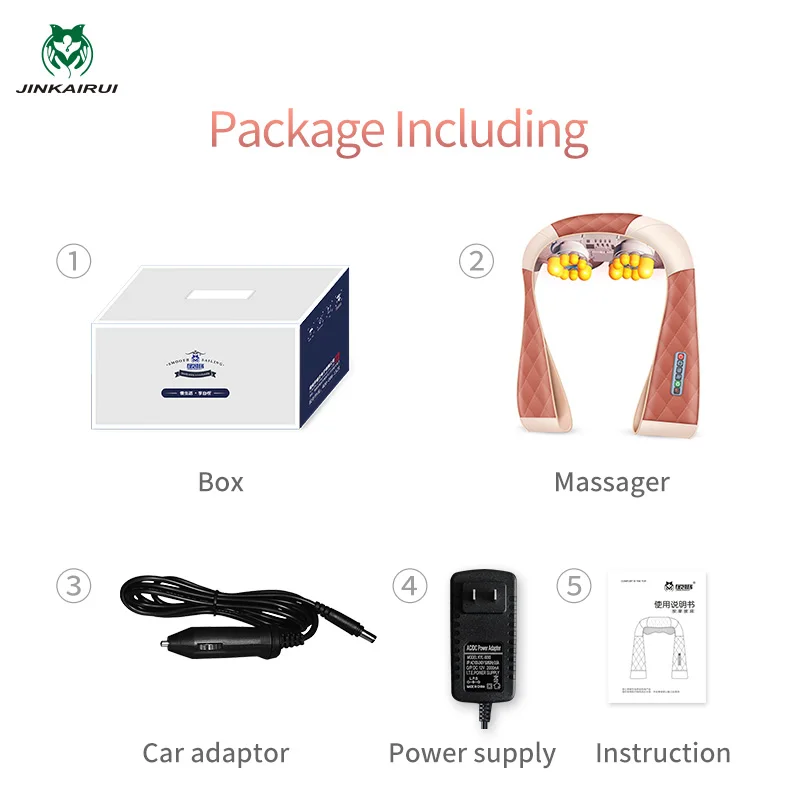 JinKaiRui Newest Neck Massager Free Shipping 16 Massager Rollers Relieve Pain Free Hands Heating Infrared Car Home Dual Use Gift
JinKaiRui Newest Neck Massager Free Shipping 16 Massager Rollers Relieve Pain Free Hands Heating Infrared Car Home Dual Use Gift