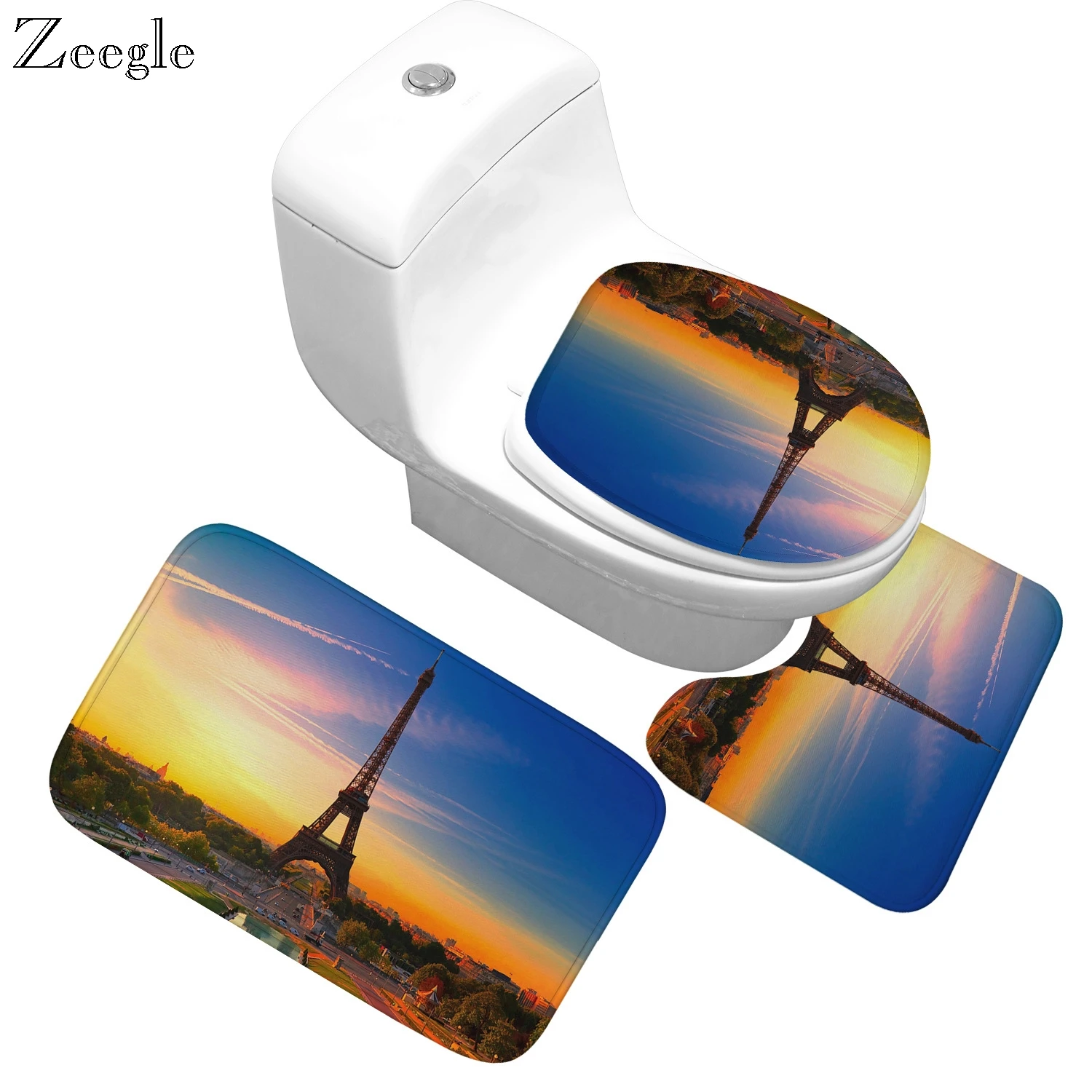 Коврик для ванной, коврик для ванной, нескользящий коврик для ванной с принтом башни, мягкий чехол из микрофибры на сиденье унитаза, утолщен...
Коврик для ванной, коврик для ванной, нескользящий коврик для ванной с принтом башни, мягкий чехол из микрофибры на сиденье унитаза, утолщен...