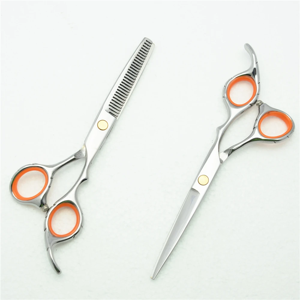 1009C 6'' 17.5cm Customized Logo TOP QALITY Hairdressing Scissors Silvery Barber Cutting Scissors Thinning Shears Hair Scissors
1009C 6'' 17.5cm Customized Logo TOP QALITY Hairdressing Scissors Silvery Barber Cutting Scissors Thinning Shears Hair Scissors