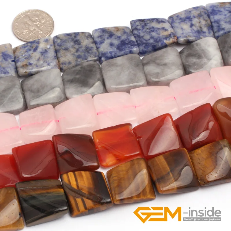 16mm Square Wave Natural Stone Beads For Jewelry Making:Rose Quartzs,Carnelian,Moss agat,Tiger Eye,Sodalite,Strand 15" Wholesale
16mm Square Wave Natural Stone Beads For Jewelry Making:Rose Quartzs,Carnelian,Moss agat,Tiger Eye,Sodalite,Strand 15" Wholesale