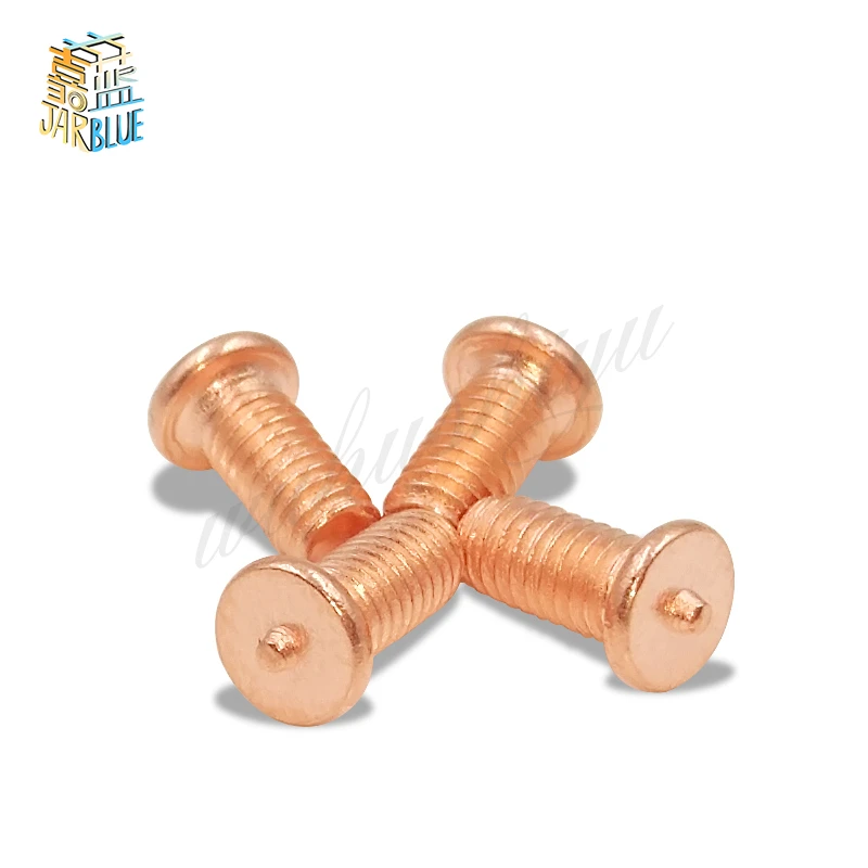 Plating Copper Welding Screws / Welding Screws/ Spot Welding Screws /Bolt M3*6--M3*20 GB902
Plating Copper Welding Screws / Welding Screws/ Spot Welding Screws /Bolt M3*6--M3*20 GB902