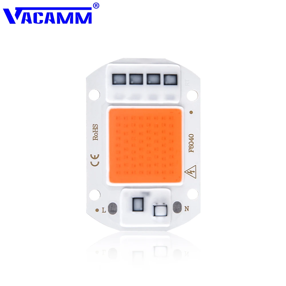 Vacamm AC 85-265V Full Spectrum COB LED Grow Light Lamp 20W 30W 50W DIY LED Growth Floodlight For Indoor Greenhouse Plant Lights
Vacamm AC 85-265V Full Spectrum COB LED Grow Light Lamp 20W 30W 50W DIY LED Growth Floodlight For Indoor Greenhouse Plant Lights