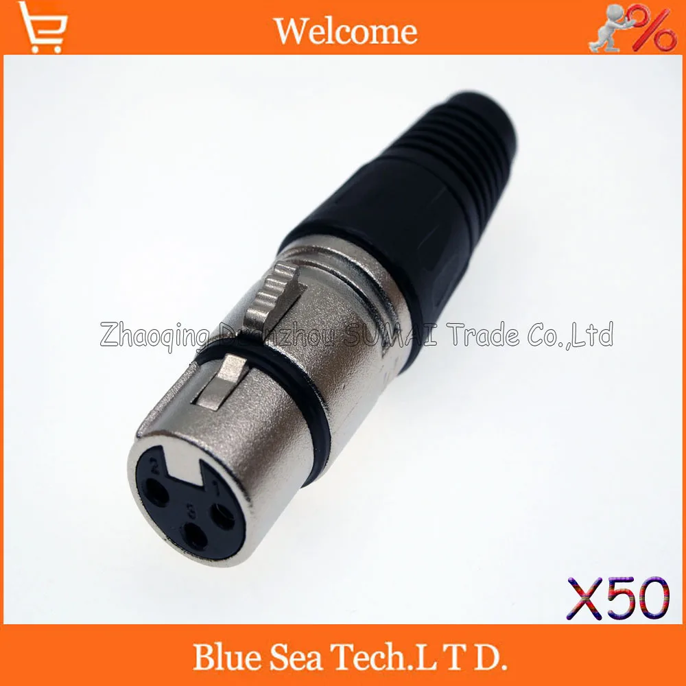 50 шт. Аудио Микрофон Разъем XLR 3 Pin Female 3 P XLR KTV микрофон/колонки разъем, серебро с Черной Оболочкой
50 шт. Аудио Микрофон Разъем XLR 3 Pin Female 3 P XLR KTV микрофон/колонки разъем, серебро с Черной Оболочкой