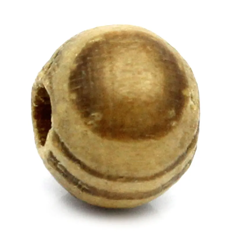 DoreenBeads 80 шт кофейные круглые деревянные бусины 6 мм (2/8 ")|wooden bead box|bead buttonwood urn |