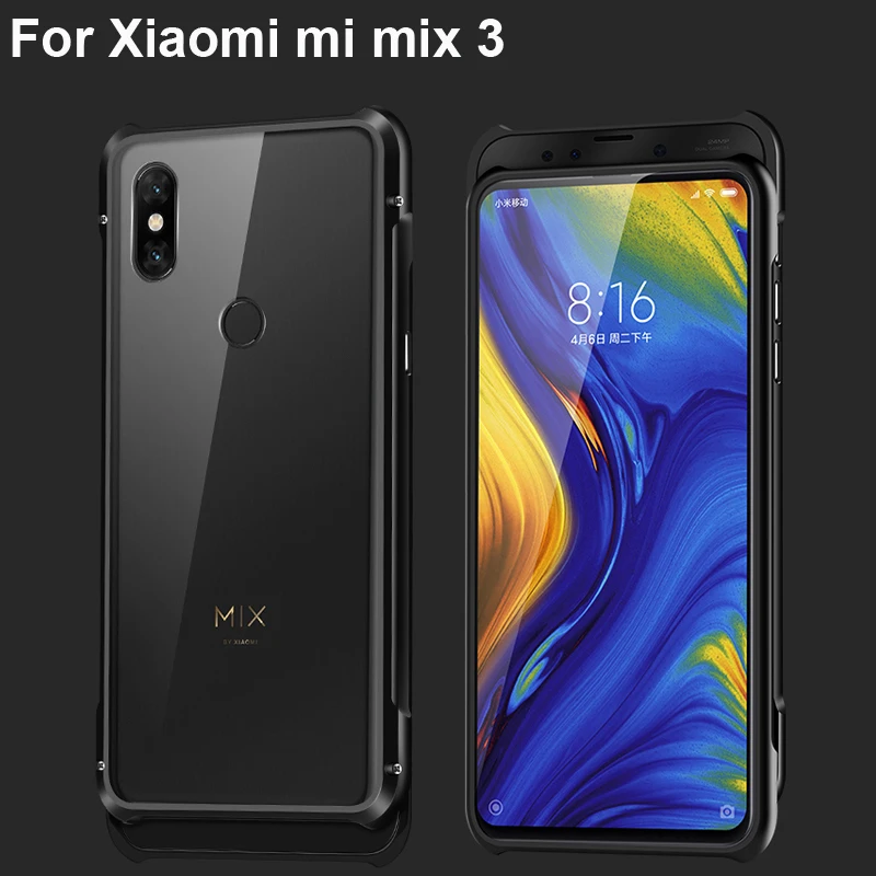 Чехол из закаленного стекла для Xiaomi MIX 3, алюминиевая металлическая рамка-бампер для Xiaomi MIX3, металлический чехол, рамка в форме колонки
Чехол из закаленного стекла для Xiaomi MIX 3, алюминиевая металлическая рамка-бампер для Xiaomi MIX3, металлический чехол, рамка в форме колонки
