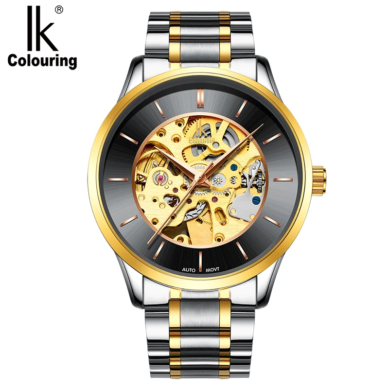 IK colouring Watches Men's Automatic Watch,Business Analogue Stainless Steel Mechanical Mens Watch
IK colouring Watches Men's Automatic Watch,Business Analogue Stainless Steel Mechanical Mens Watch