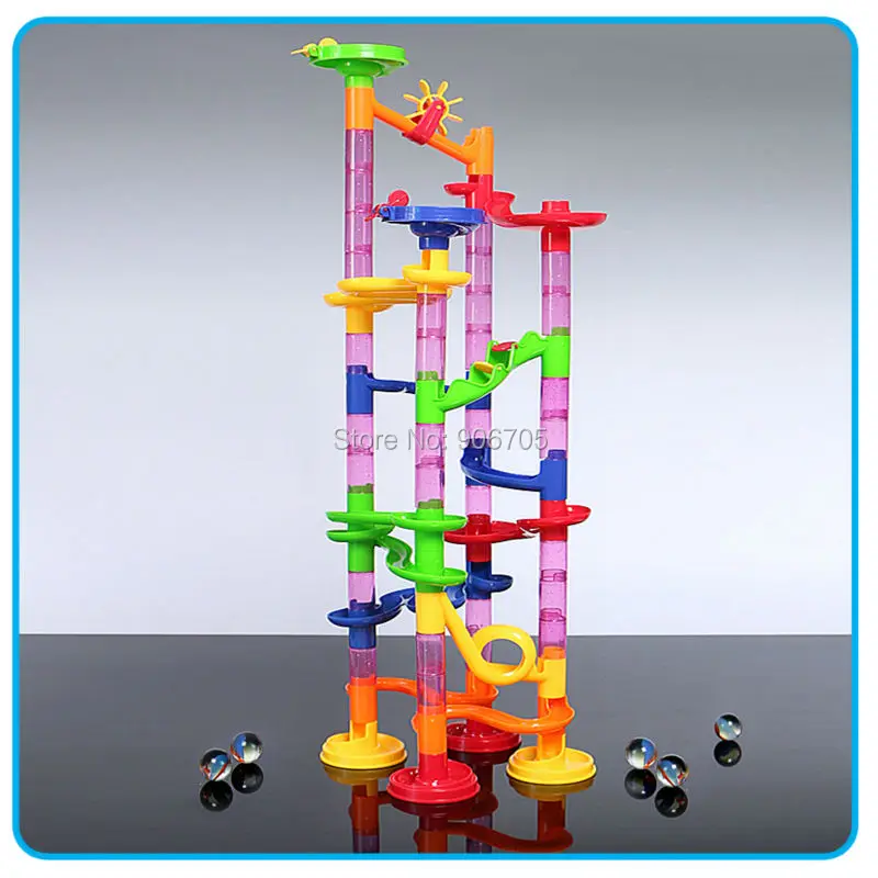 NEW 105,29pcs DIY Construction Marble Race Run DIY Construction Kids Toy Game Maze Buliding Block Tower educational toys
NEW 105,29pcs DIY Construction Marble Race Run DIY Construction Kids Toy Game Maze Buliding Block Tower educational toys
