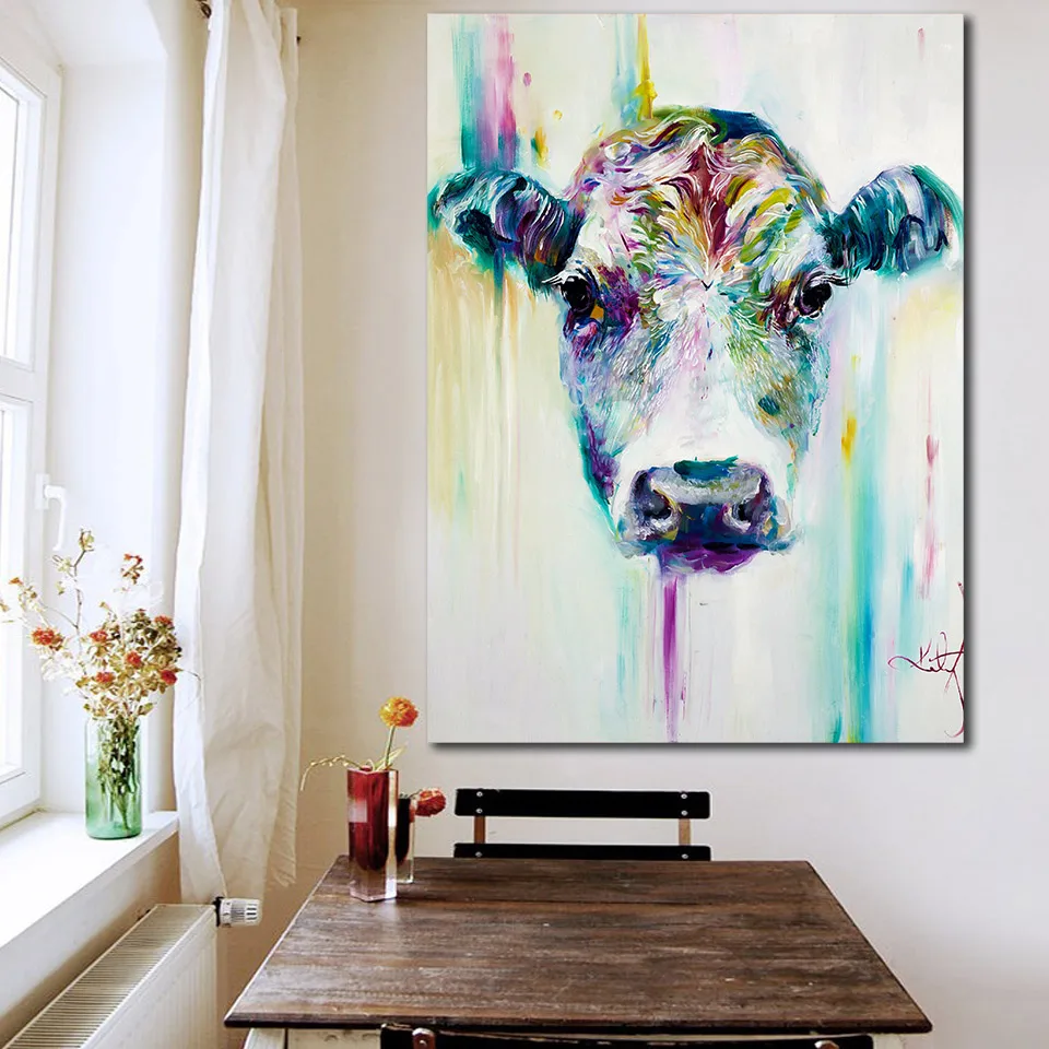 HD Printed 1 Piece Wall Decor Canvas Abstract Calf Head Animal Paining Poster Canvas For Living Room Decor Unframed Wall Art
HD Printed 1 Piece Wall Decor Canvas Abstract Calf Head Animal Paining Poster Canvas For Living Room Decor Unframed Wall Art