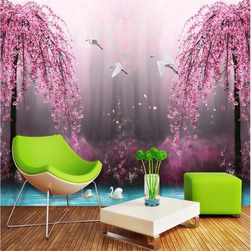 beibehang peach Crane Lake wall art background mural photo wall paper bedroom 3d flooring Custom wallpaper for living room
beibehang peach Crane Lake wall art background mural photo wall paper bedroom 3d flooring Custom wallpaper for living room
