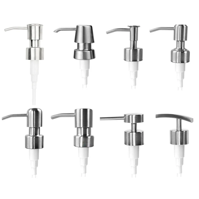 1pc New Replaceable 304 Stainless Steel Liquid Lotion Dispenser Bathroom Soap Shampoo Pump Head Jar Tube Bathroom Accessories
1pc New Replaceable 304 Stainless Steel Liquid Lotion Dispenser Bathroom Soap Shampoo Pump Head Jar Tube Bathroom Accessories