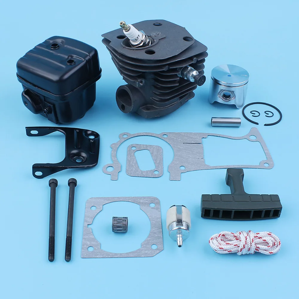 44mm Cylinder Piston Ring Muffler Silencer Kit For Husqvarna 346XP 350 351 353 Chain Saw Decompression Valve Gaskets Set Nikasil
44mm Cylinder Piston Ring Muffler Silencer Kit For Husqvarna 346XP 350 351 353 Chain Saw Decompression Valve Gaskets Set Nikasil