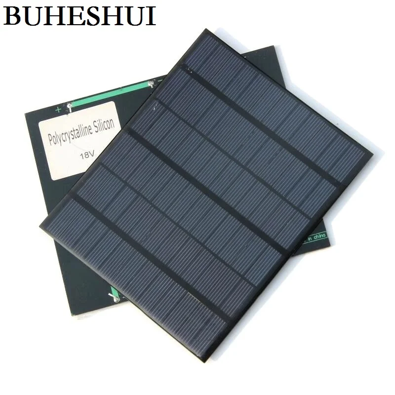 BUHESHUI 3.5Watt 18V Polycrystalline Solar Cells Module Solar Panels For Charging 12V Battery System Expoy 165*135*3MM 6pcs/lot
BUHESHUI 3.5Watt 18V Polycrystalline Solar Cells Module Solar Panels For Charging 12V Battery System Expoy 165*135*3MM 6pcs/lot