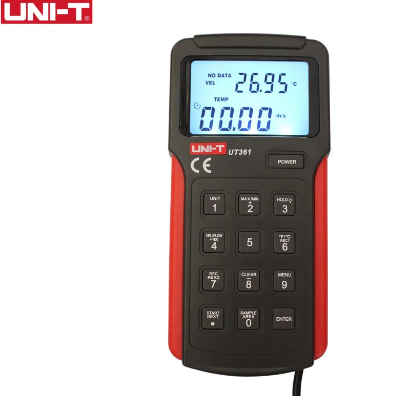 UNI-T UT361 Anemometer wind speed temperature tester Wind Count Units Switch Wind Speed Display
UNI-T UT361 Anemometer wind speed temperature tester Wind Count Units Switch Wind Speed Display