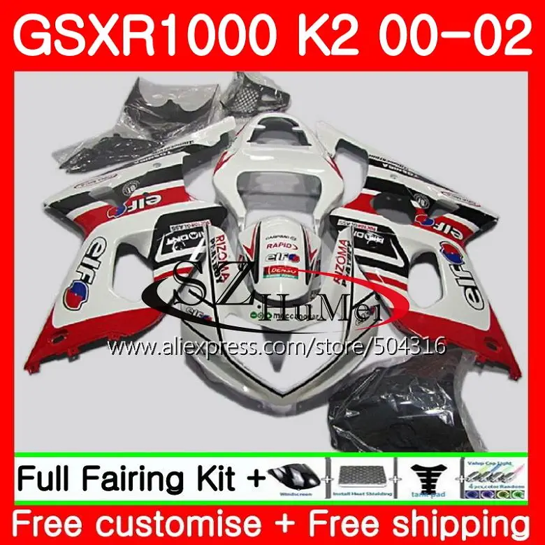 Обтекатели Bodys для SUZUKI GSXR 1000 k 2 Φ 00 02 белый красный 35HS18 GSXR1000 00 01 02 GSX-R1000 GSX R1000 2000 2001 2002
Обтекатели Bodys для SUZUKI GSXR 1000 k 2 Φ 00 02 белый красный 35HS18 GSXR1000 00 01 02 GSX-R1000 GSX R1000 2000 2001 2002