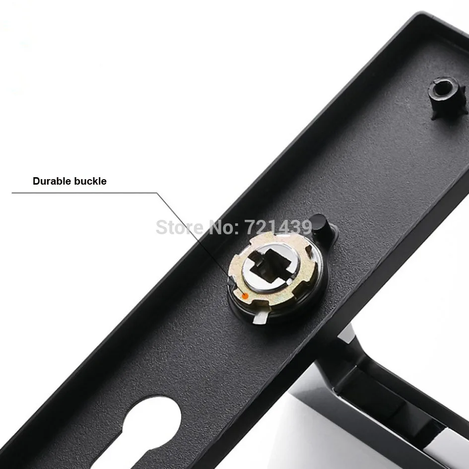Black solid space Zinc Alloy door locks Continental bedroom minimalist interior door handle lock cylinder security locks Package
Black solid space Zinc Alloy door locks Continental bedroom minimalist interior door handle lock cylinder security locks Package